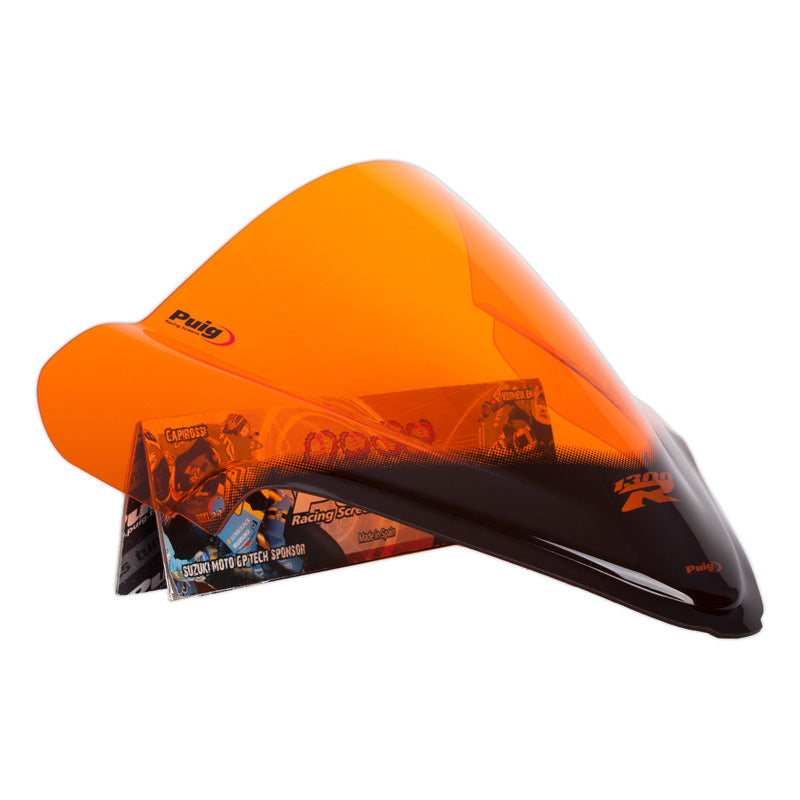 %RACING SCREEN SUZUKI GSXR1300 HAYABUSA 08-17 C/OR