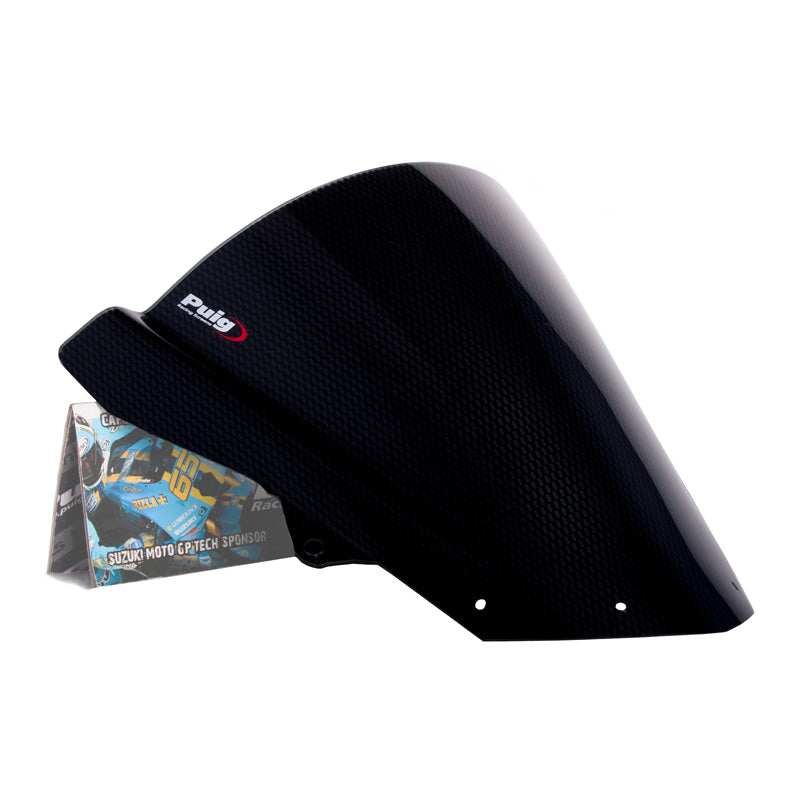 %RACING SCREEN KAWASAKI ZX6R/RR 09-13 C/CARBON LOO