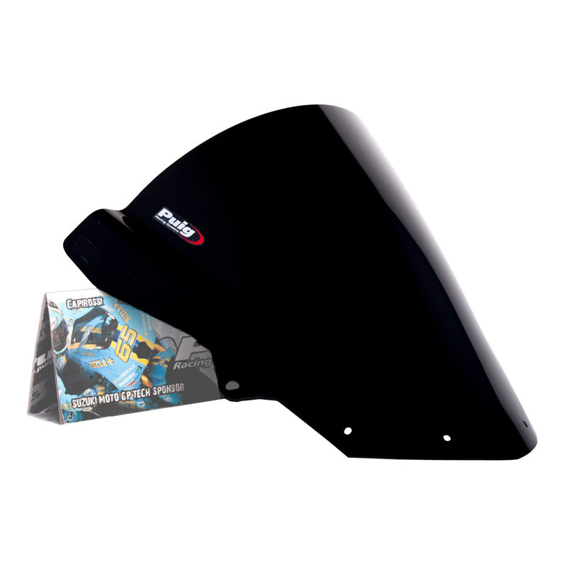 %RACING SCREEN KAWASAKI ZX6R/RR 09-13 C/BLACK
