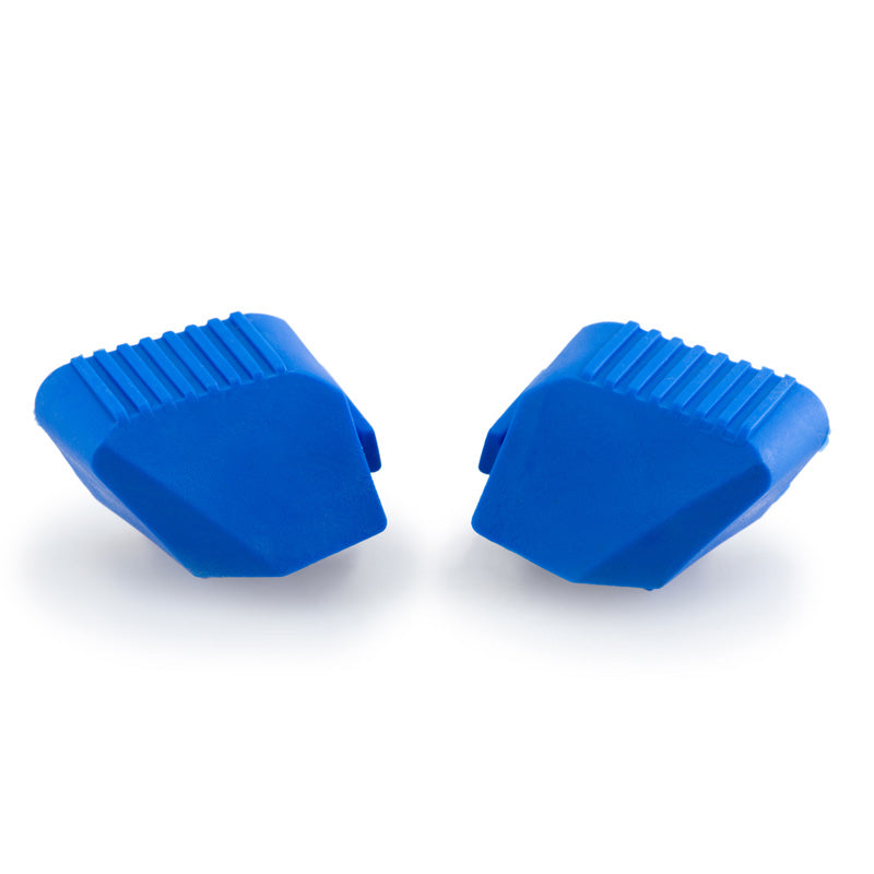 RUBBER ENDS BY PAIR FR.SLIDERS PRO C/BLUE