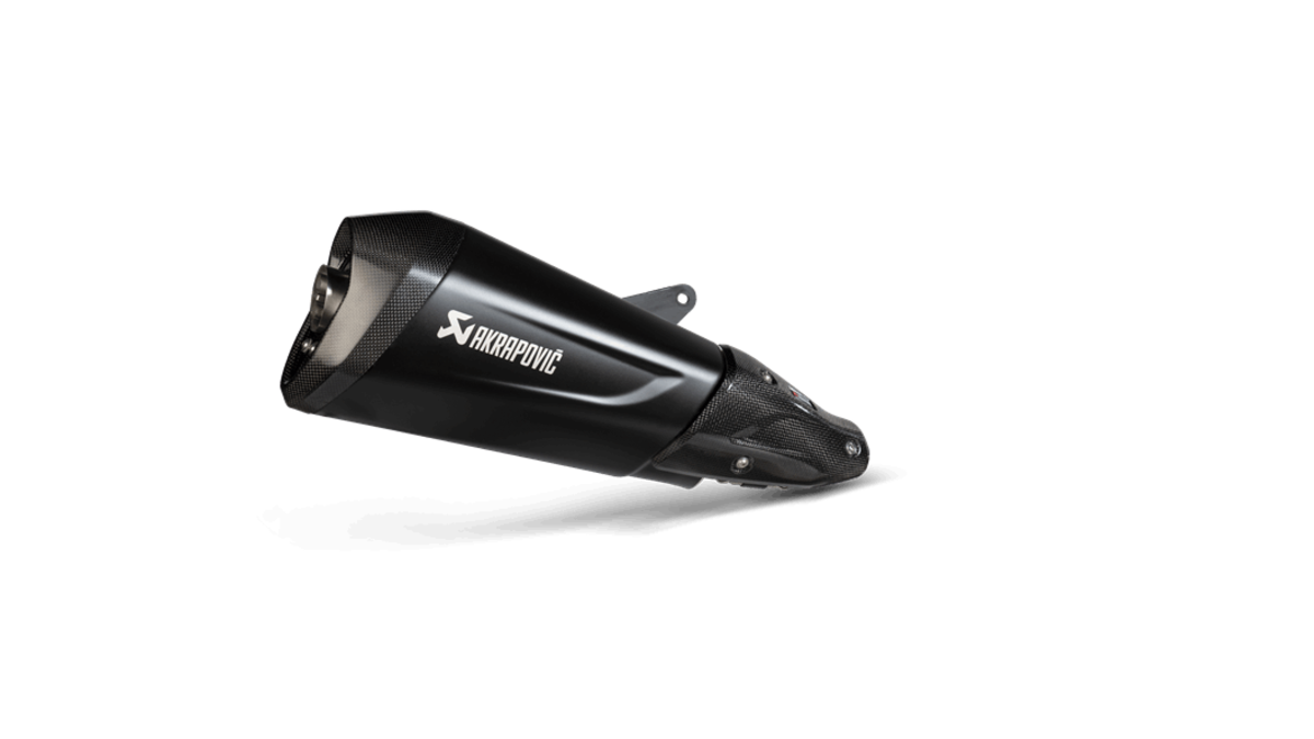 GTS300 2021 SS BLACK SLIP-ON CF TIP