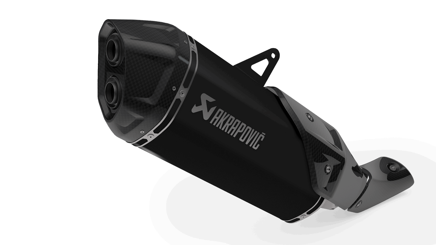 CRF1100L 2024 TITANIUM SLIP-ON BLACK