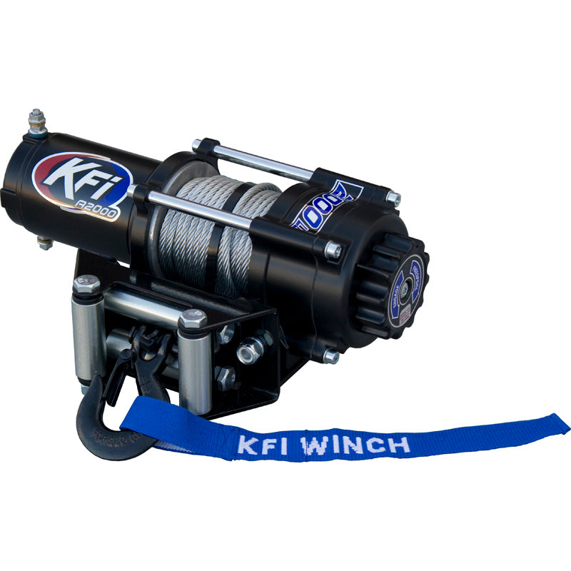 KFI 2000LBS ATV WINCH (STEEL CABLE)