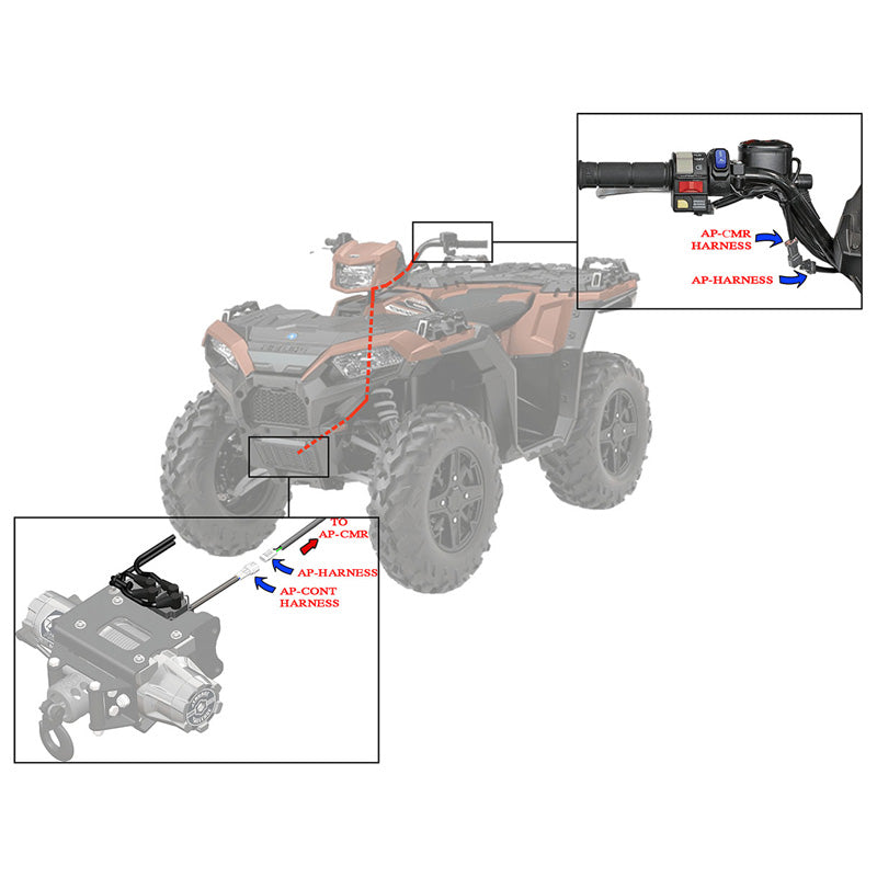 POLARIS QUICK CONNECT WIRE HARNESS FOR 179-APMR