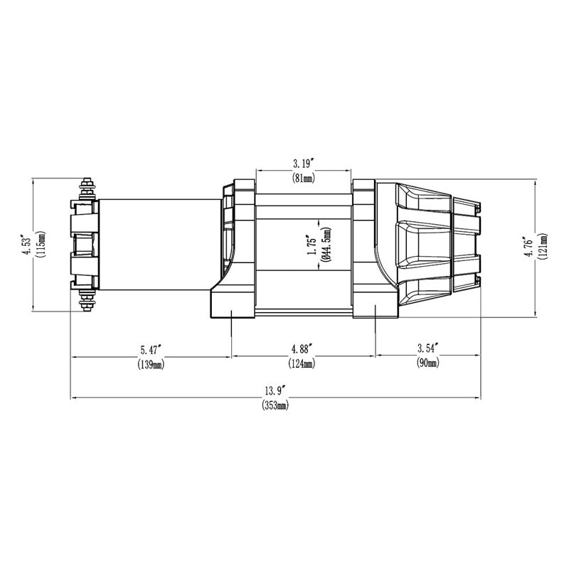 ASSAULT 5000LB KFI WINCH SYNT  ROCKER SWITCH