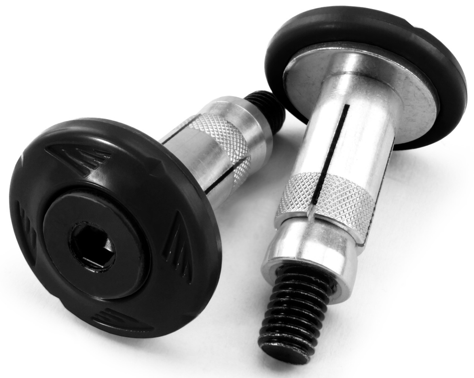 GRIP ARMOR BAR END SET BLACK