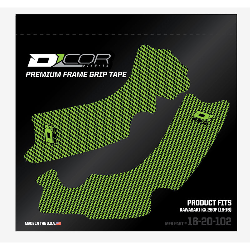 FRAME GRIP TAPE GRN/BLK KAW KX250F 13-16