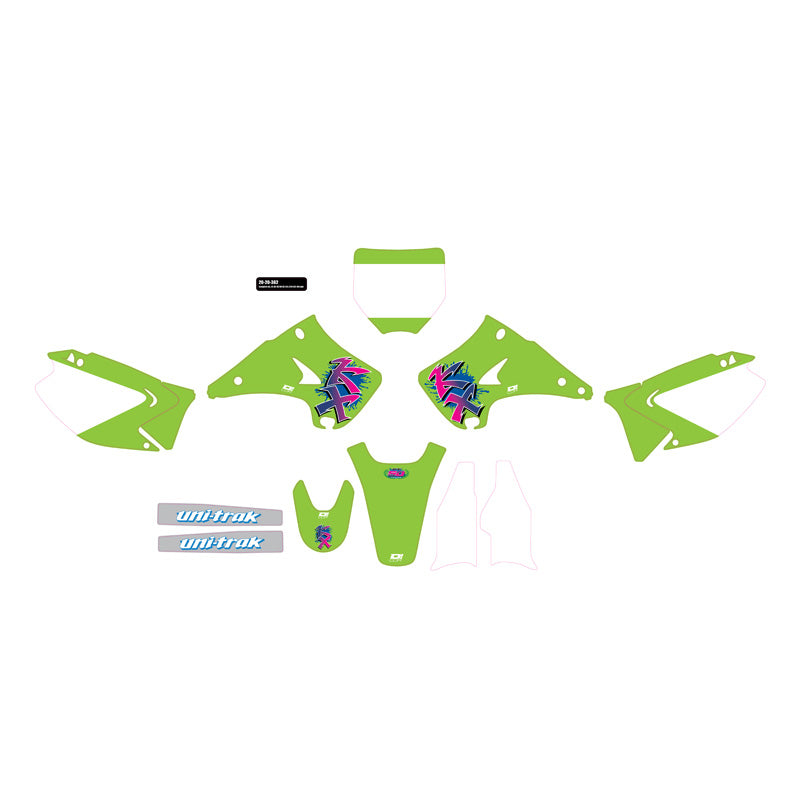 %GRAPHIC KIT RETRO KX KX 125/250 03-08