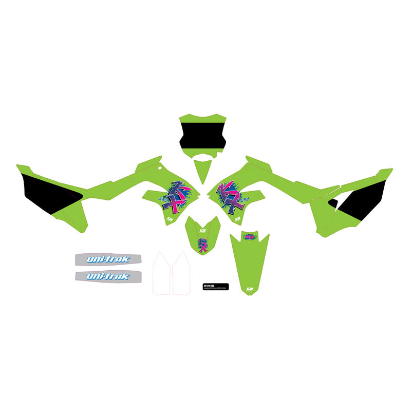 %GRAPHIC KIT RETRO KX KX250 21-24