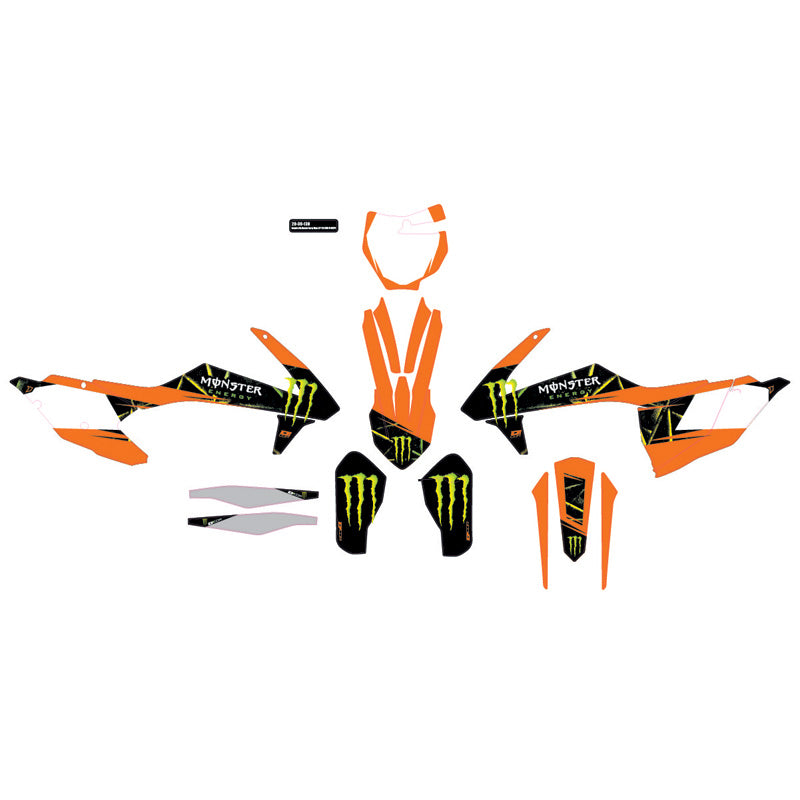 COMP. KIT MONSTER ENERGY SLASH SX/F 125-450