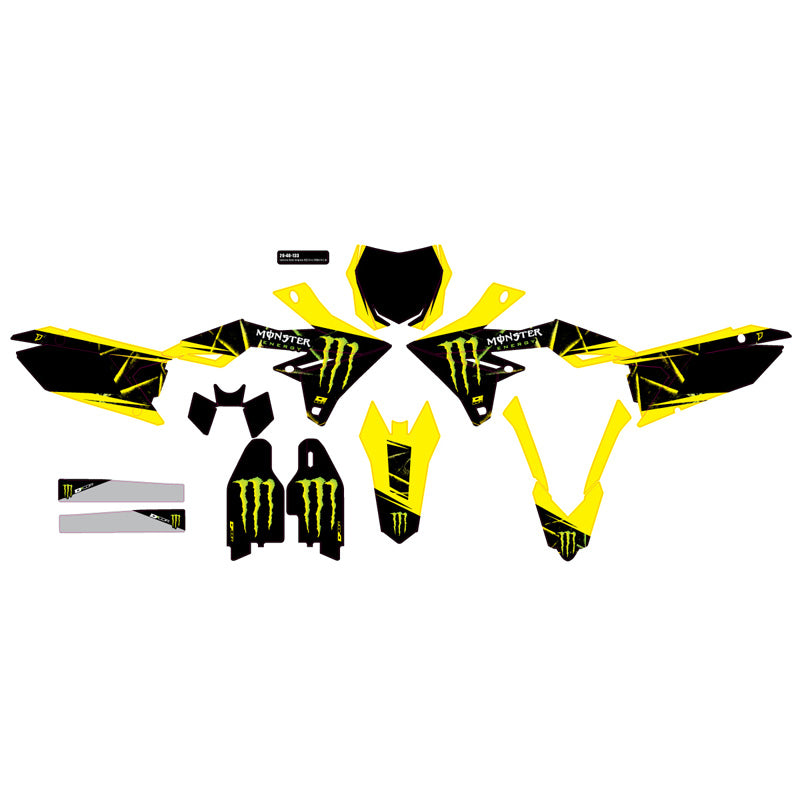 COMP. KIT MONSTER ENERGY SLASH RMZ250-450