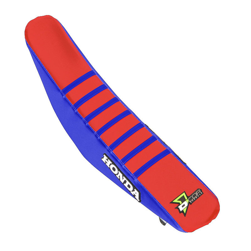 SEAT COVER BLU/RED/BLU HON CRF250(18-21)450(17-20)