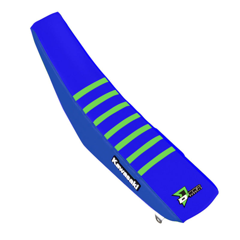 SEAT COVER BLU GRN KAW KX250(17-20) 450(16-18)