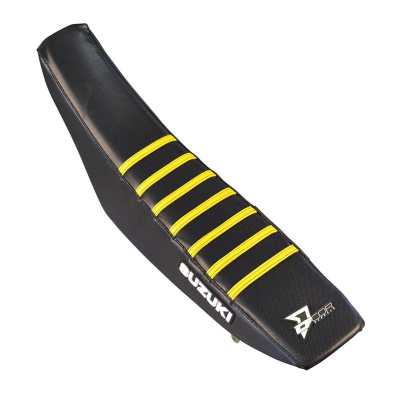 SEAT COVER BLKYEL RIBSUZRMZ250(19-25)450(18-25)