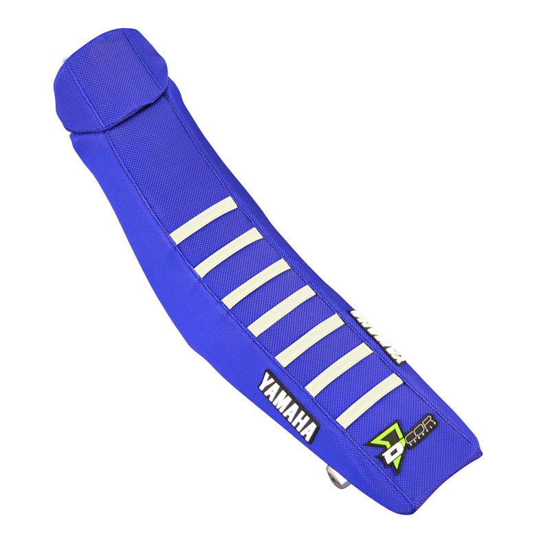 SEAT COVER BLU/WHT YAM YZF250(19-23)450(18-22)