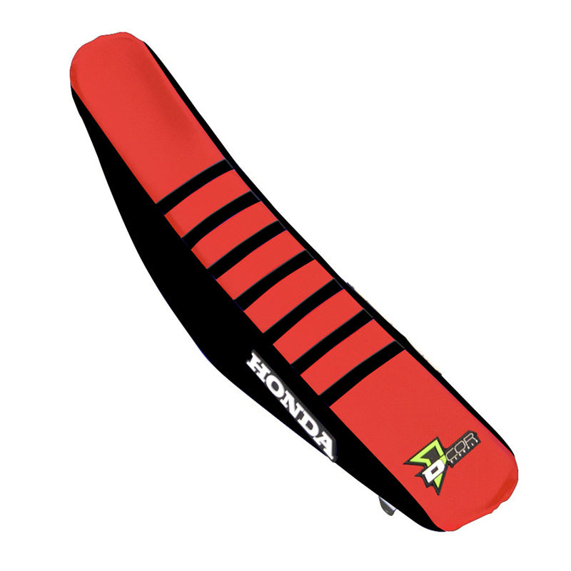 SEAT COVER BLK/RED BLK HON CRF250(14-17)450(13-16)