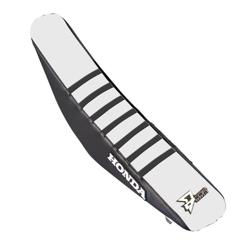 SEAT COVER BLK/WHT BLK HON CRF250(18-21)450(17-20)