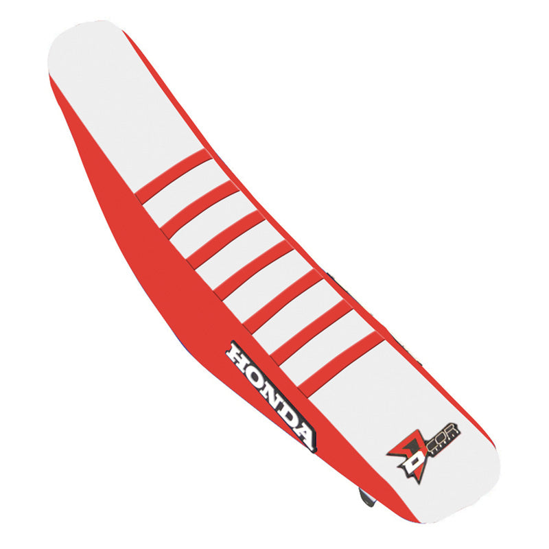 SEAT COVER RED/WHT RED HON CRF250(14-17)450(13-16