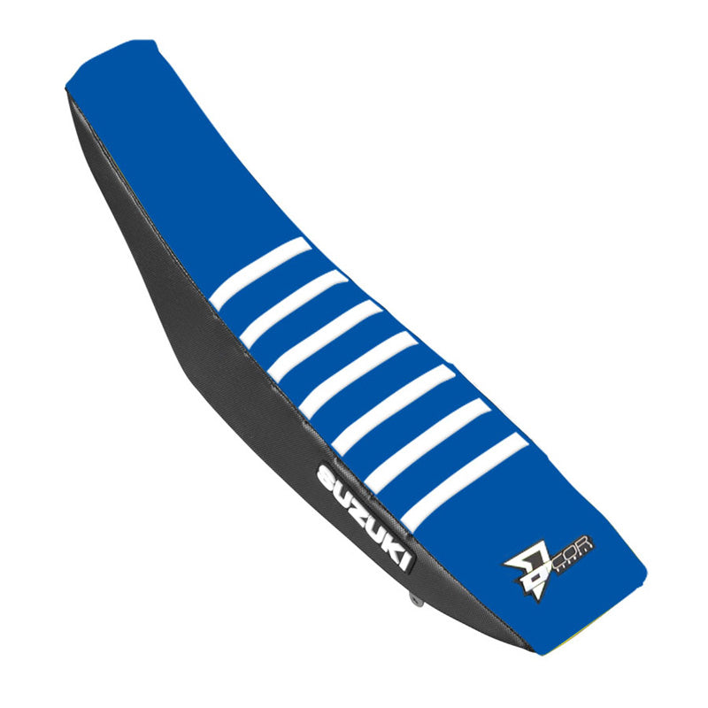 SEAT COVER BLK / BLU WHT SUZRM 85 (02-25)