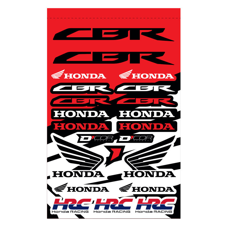 DECAL SHEET 12MM HONDA STREET