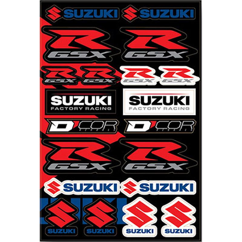 DECAL SHEET 12MM SUZUKI STREET
