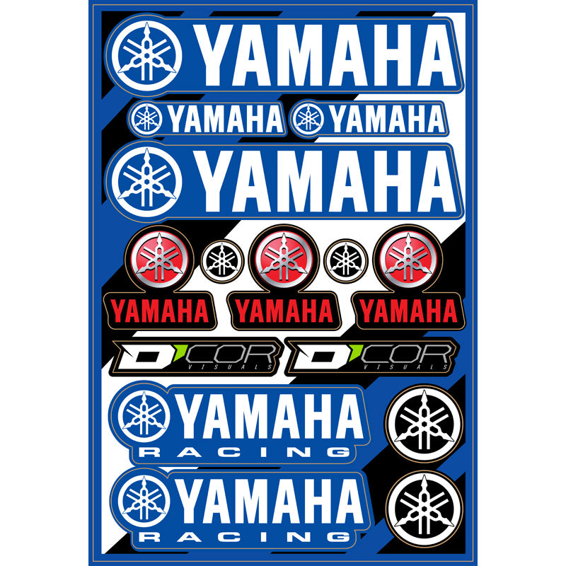 DECAL SHEET 12MM YAMAHA YZF 2