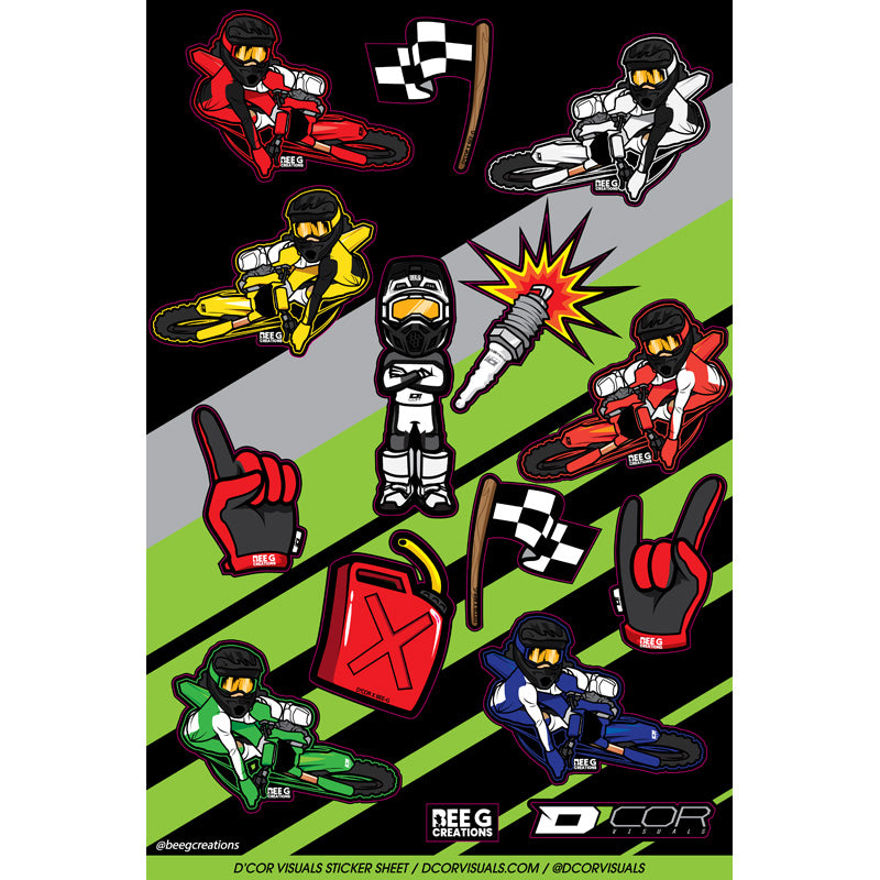 DECAL SHEET 12MIL KIDS X BEEG