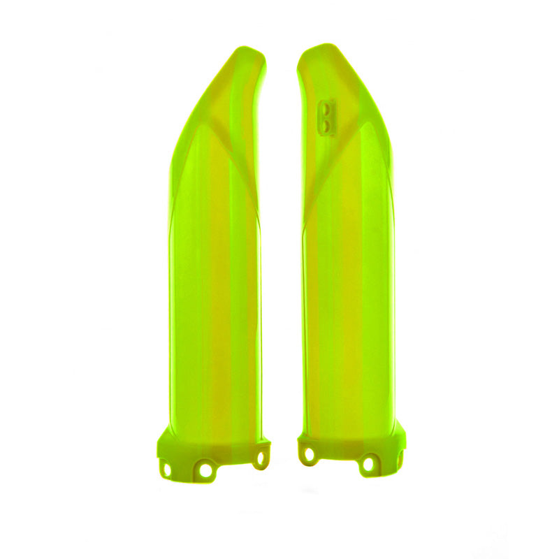 %FORK GUARDS KX250/450F(09--) FLO YELLOW