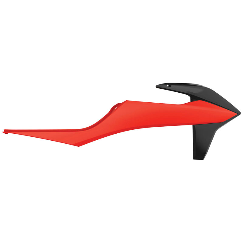 %RADIATOR SCOOPS SX/SX-F 19- BLACK/ORANGE FLO