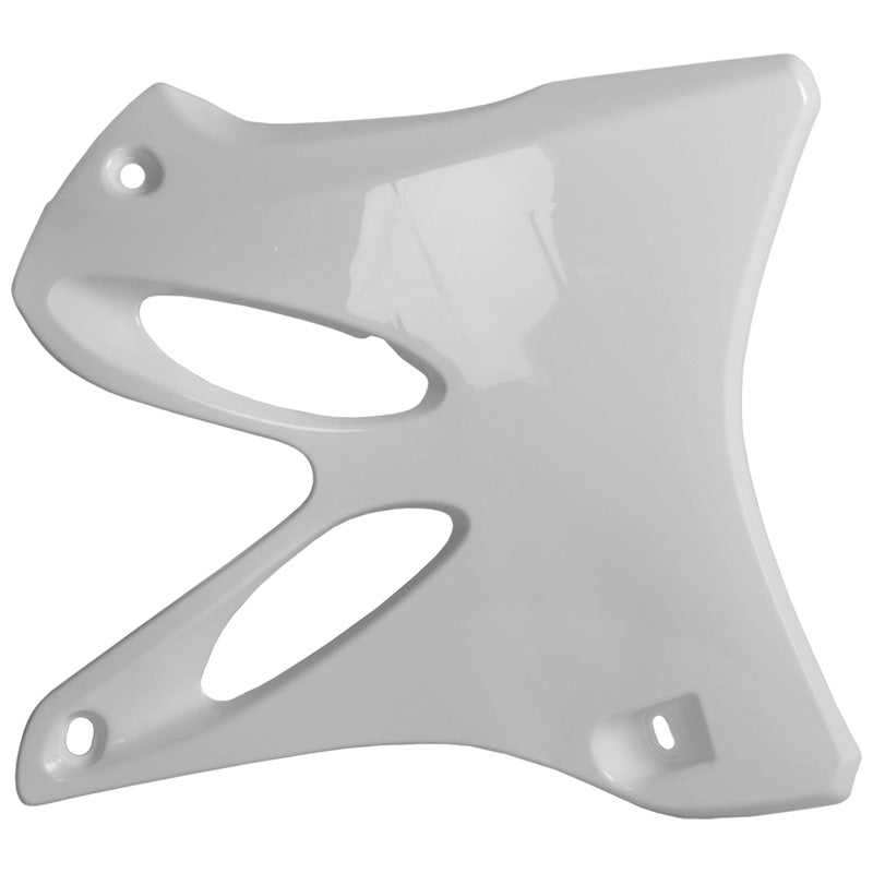 RADIATOR SCOOPS WHITE YZ125-250 02-08.