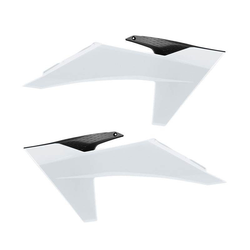 RADIATOR SCOOPS KTM SX/SX-F/XC/XC-F 23-24 BK/WH