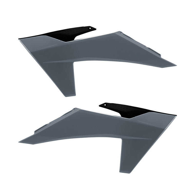 RADIATOR SCOOPS KTM SX/SX-F/XC/XC-F 23-24 BK/GREY