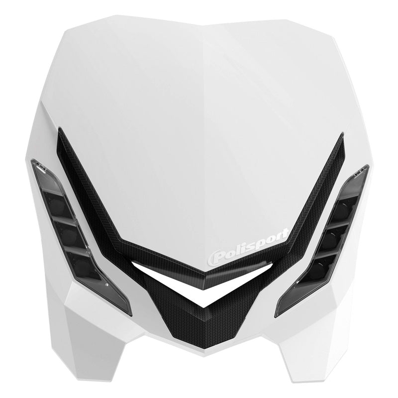 %HEADLIGHT E-BLAZE   WH/BLK