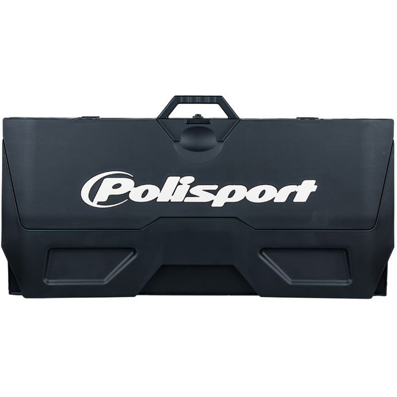 FOLD PIT PLASTIC BIKE MAT  BLK