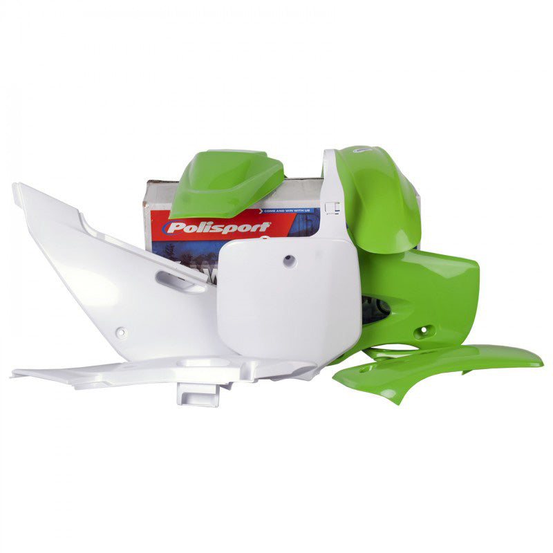 STD KIT MX WH/GREEN KAWA KLX110(02-09DRZ110(03-06