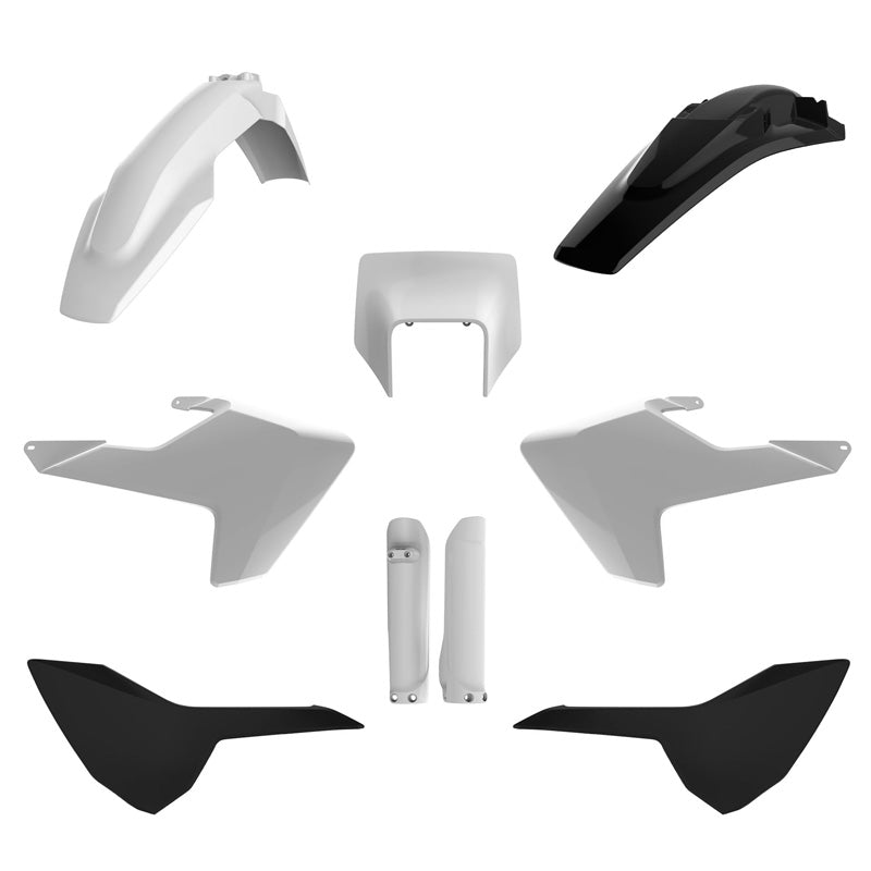 FULL KIT HUSQVARNA TE/FE 17-19  WHITE/BLK