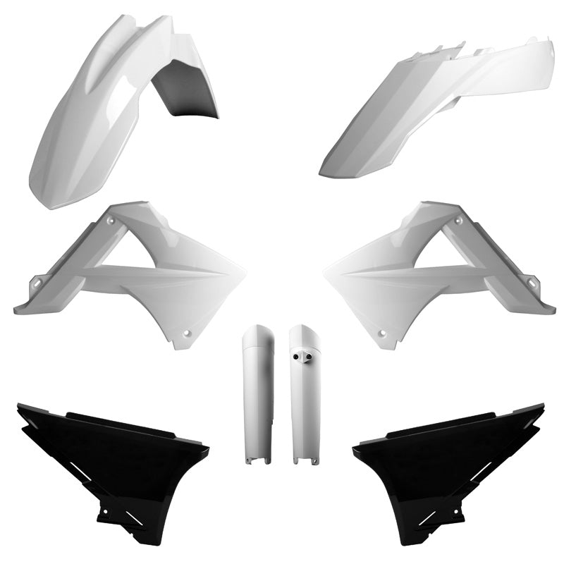 %FULL KIT GASGAS EC/EC-E 11  WHITE/BLK/WHITE