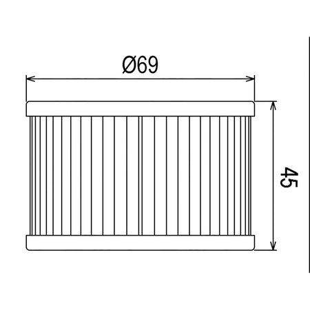 OIL FILTER COF011 (HF111)