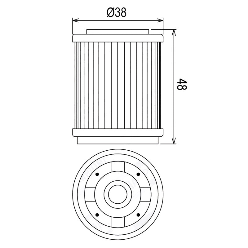 OIL FILTER COF043 (HF143)