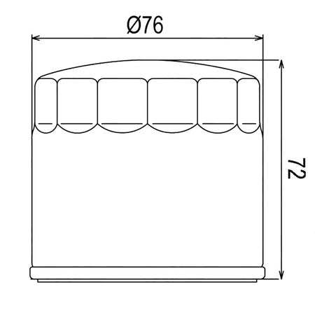 OIL FILTER COF053 (HF153)
