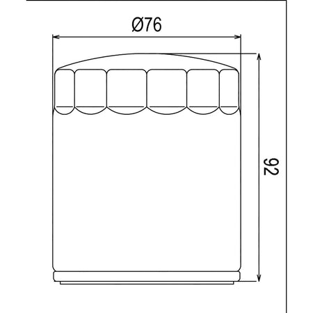 OIL FILTER COF071B (HF171B)