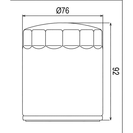 OIL FILTER COF071C (HF171C)