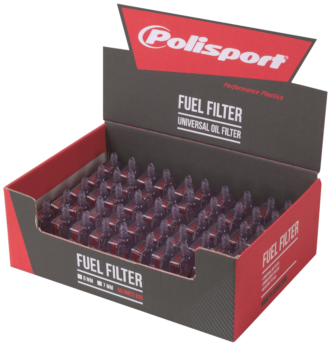 FUEL FILTER 6MM OR 1/4" (BOX OF 50)