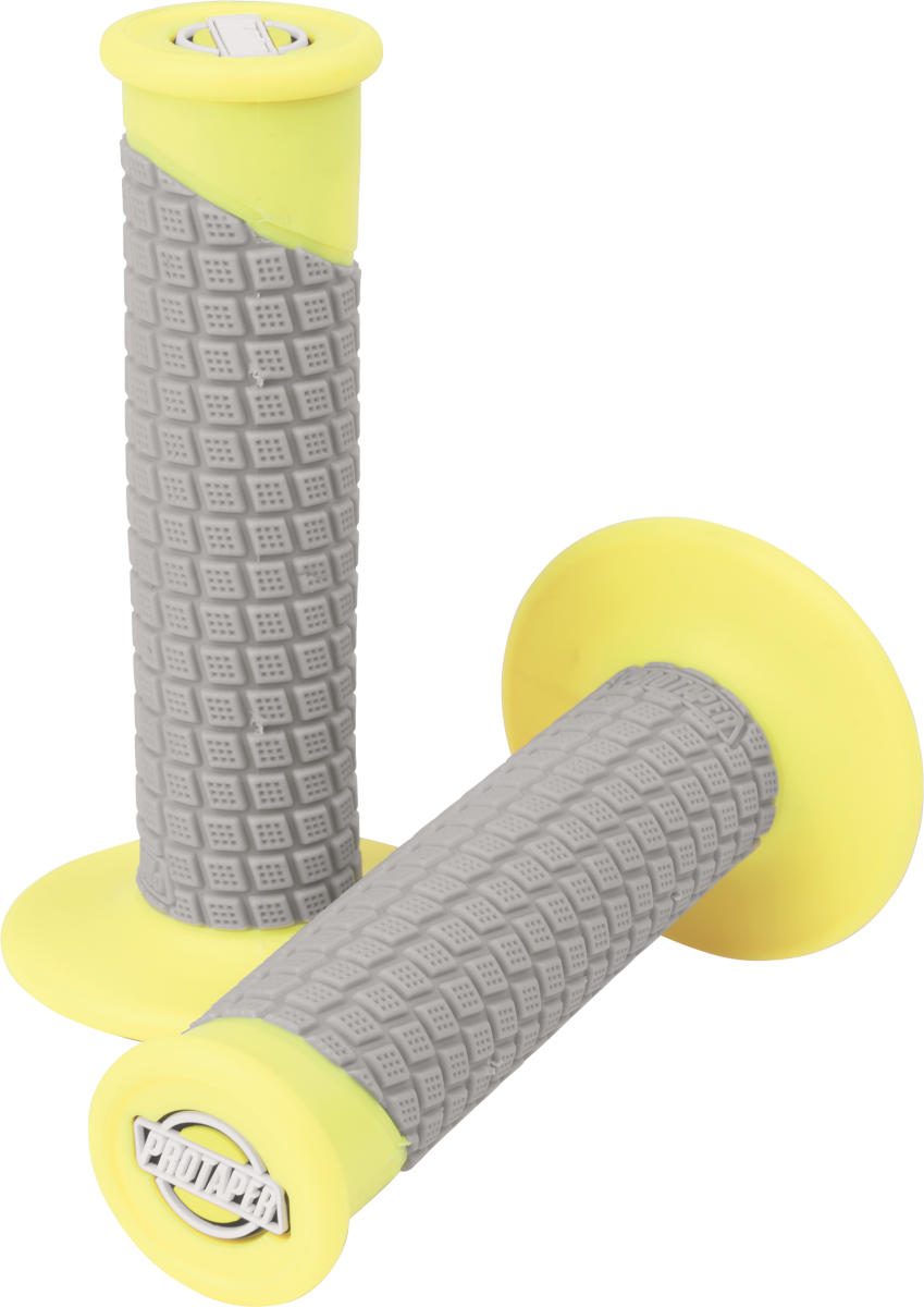 PILLOW TOP NEON YELLOW/GREY