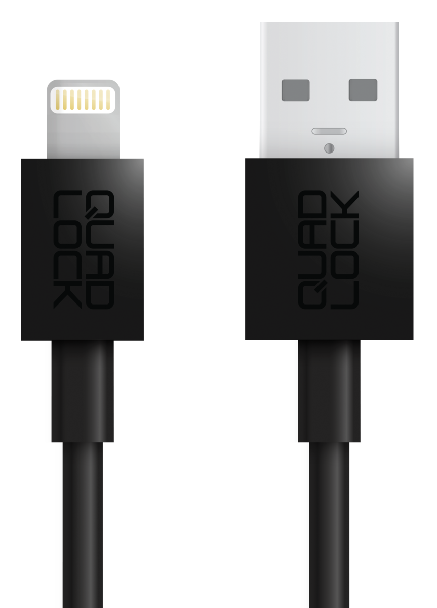 QUADLOCK USB-A TO LIGHTNING CABLE (20CM)