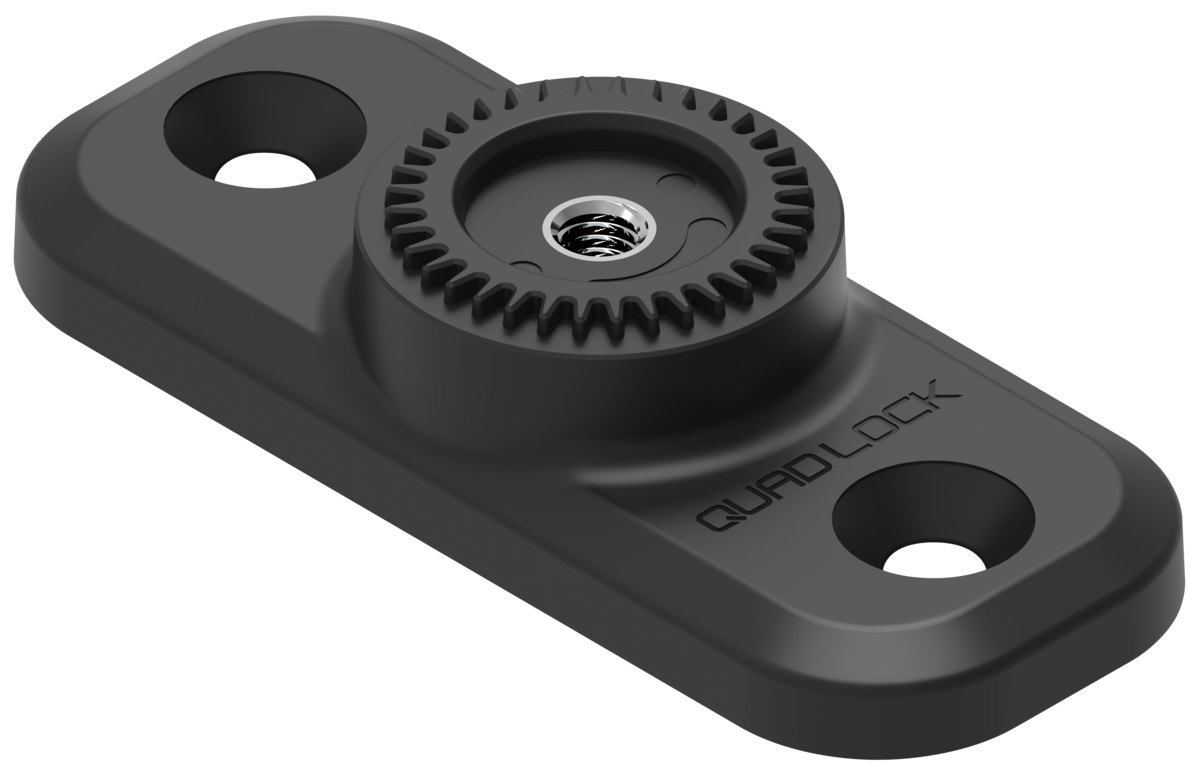 QUADLOCK 360 BASE FLAT RECTANGLE 2 HOLE