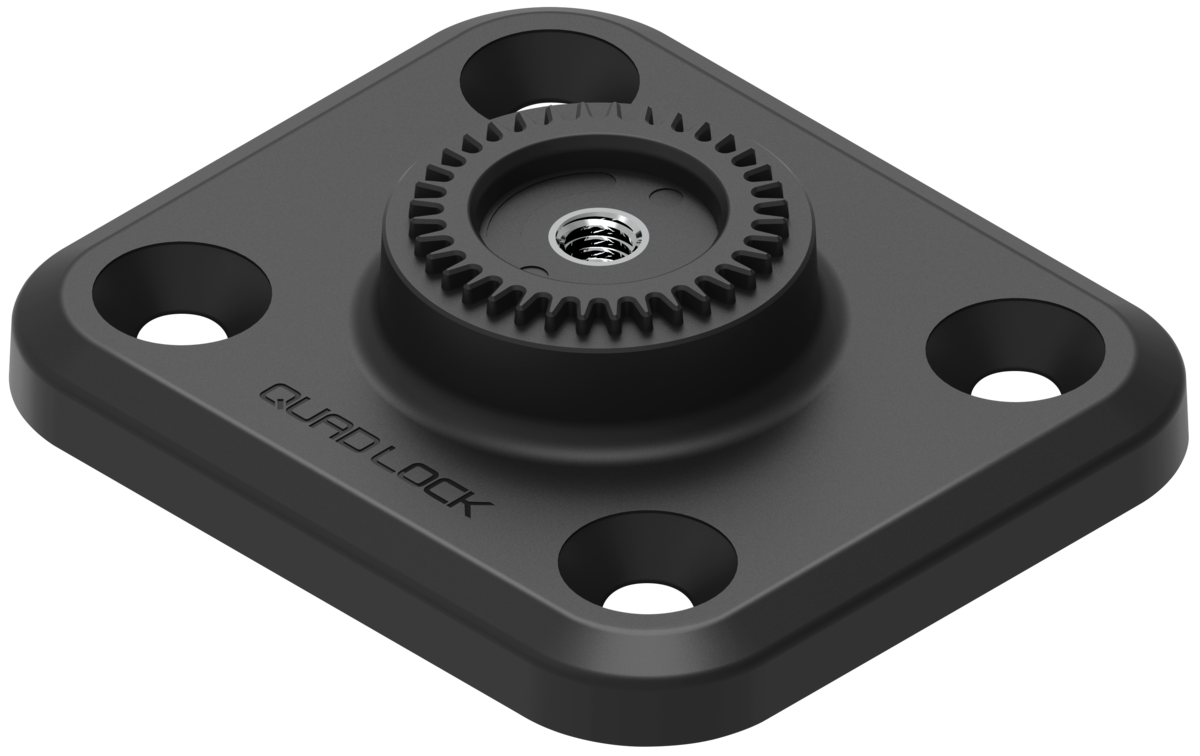 QUADLOCK 360 BASE FLAT RECTANGLE 4 HOLE