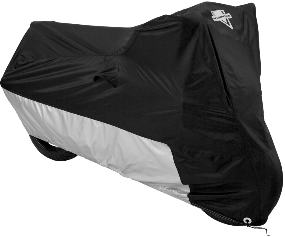MC-904 DLX COVER BLACK/SILVER MEDIUM