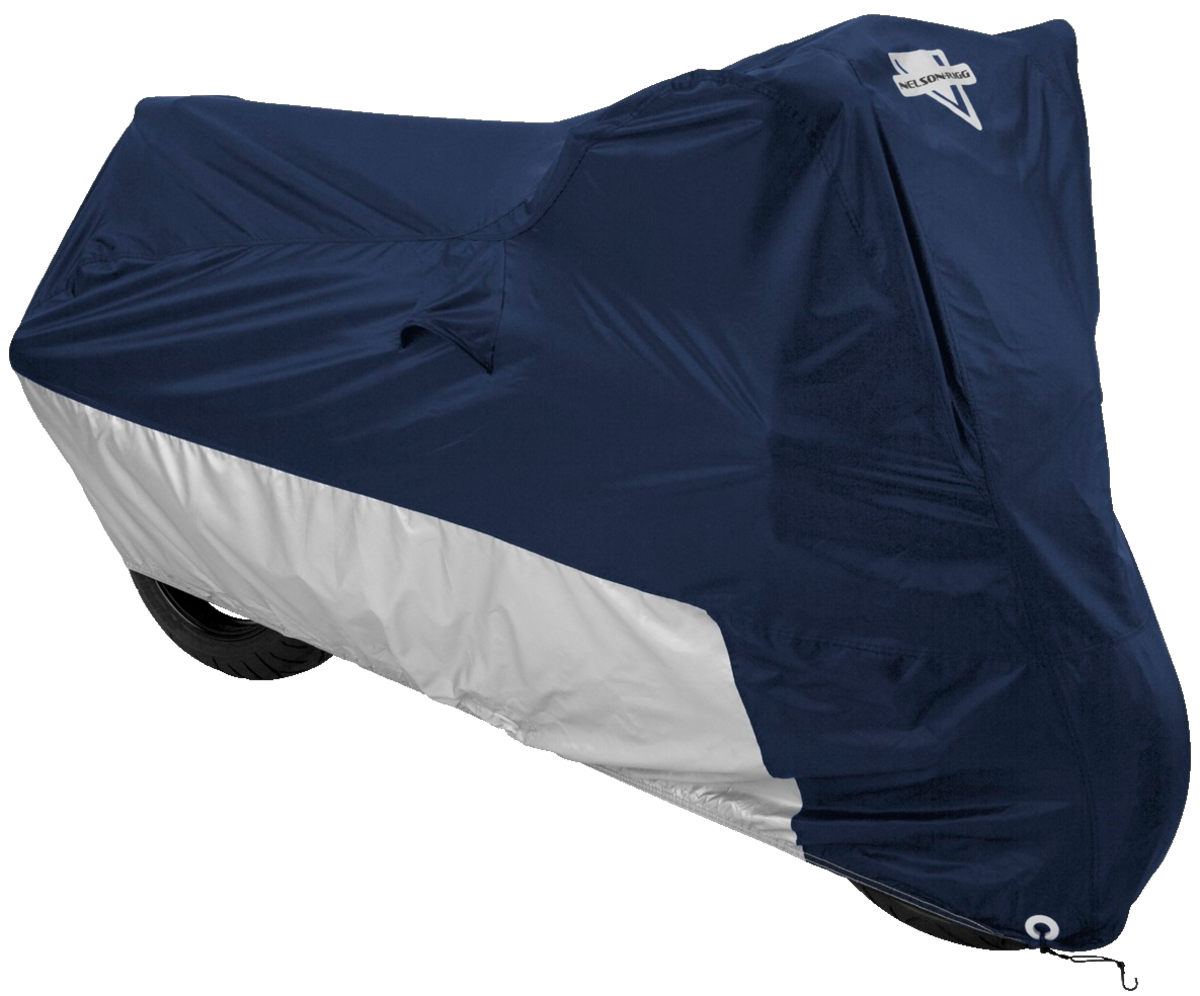 MC-902 DLX COVER NAVY/SILVER LARGE