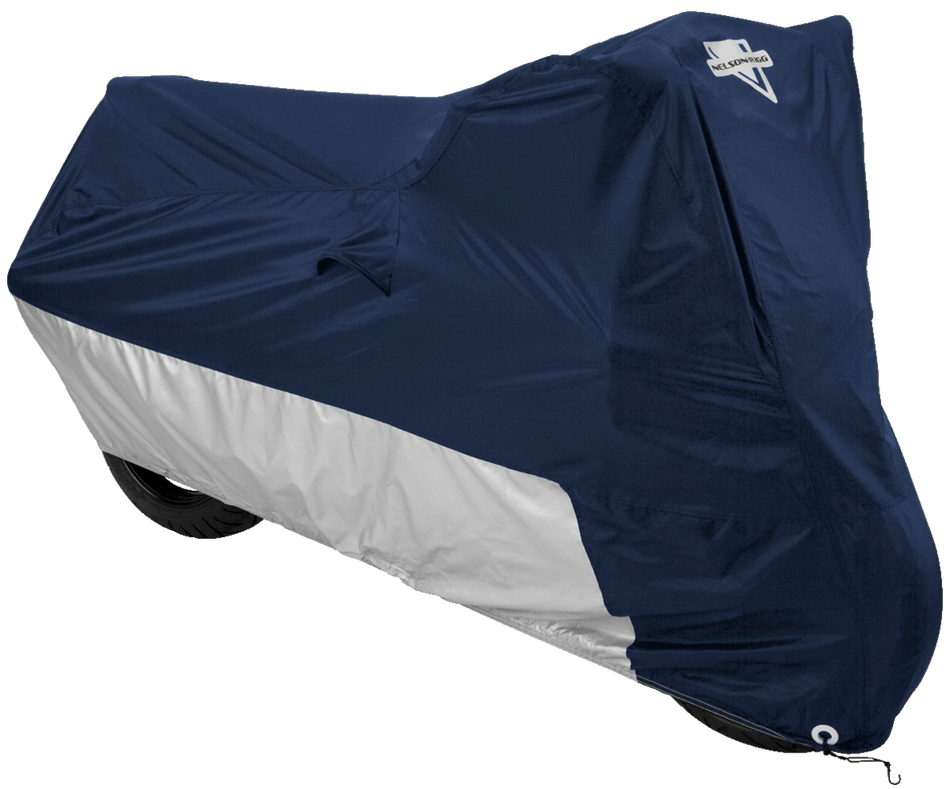 MC-902 DLX COVER NAVY/SILVER LARGE